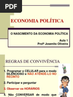 Aula 1_O Nascimento Da Economia Politica