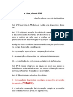 LEI Nº 1284-22013 - ATO MEDICO