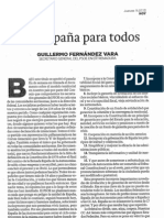 Una España para todos. Guillermo Fdez. Vara