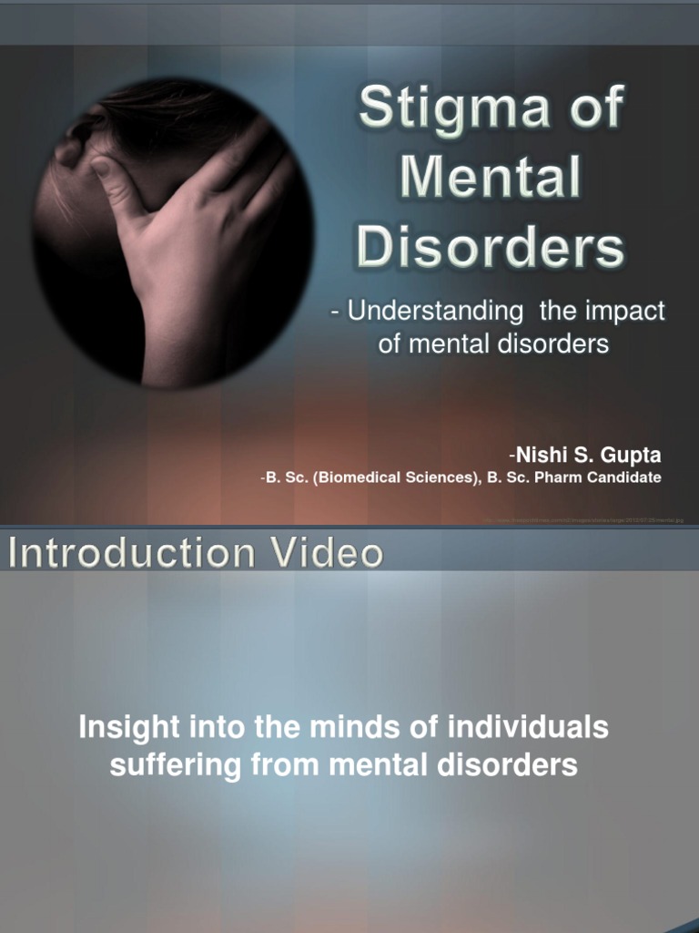 Mental Illness: Understanding and Stigma | PDF | Mental Disorder ...