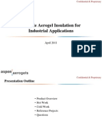 Flexible Aerogel Insulation For Industrial Applications: April 2011