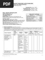 Project Identification Form