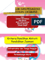 Kriteria Pemilihan Aktiviti PJ