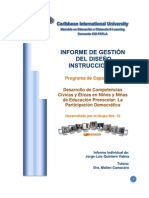 Informe de Gestion - Jorge Quintero