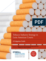 Tobacco Industry Strategy in Latin American Courts: A Litigation Guide