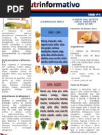 Nutrinformativo Julho e Agosto