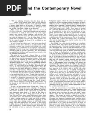 Realism and the Contemporary Novel_ Williams
