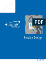 Service Design Blue Paper by promotional products retailer 4imprint