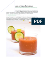 Receta Gazpacho