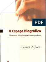 ARFUCH, Leonor. O Espaço Biográfico