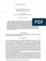 Free Vibration of Rectangular Plates: Exact Solutions and Ritz Analysis