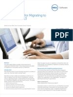 Best Practices for Migrating to Sharepoint 2013 Whitepaper 7919