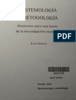 Samaja, Juan. EPISTEMOLOGÍA Y METODOLOGÍA. Elementos para una teoría de la investigación científica