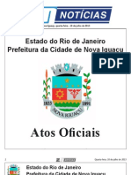 diario oficial de nova iguaçu . 10 de julho de 2013