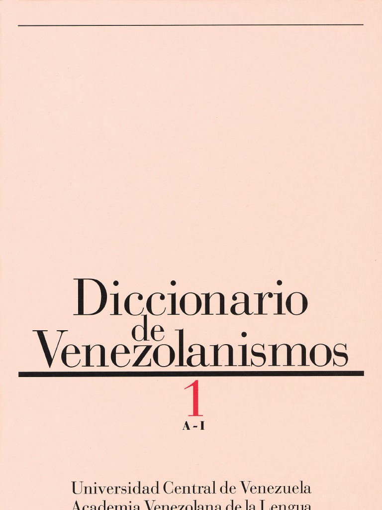 Tomo1 A-I, PDF, Diccionario