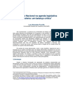 FUCCILLE, Luís Alexandre - A defesa nacional na agenda legislativa brasileira - um balanço crítico