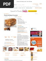 Receita de Torta de Maçã Crocante