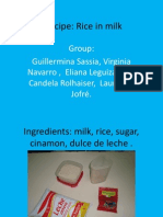 Our Food - Rice in Milk