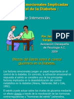 Variables Emocionales Diabetes Intervencion