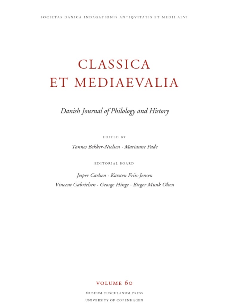 Classica Et Mediaev 60 0 9788763534949 PDF | PDF | Hérodote | Gouvernement  de la Grèce antique