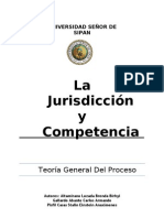 109614938 La Jurisdiccion y Competencia Dentro Del Derecho Procesal Peruano