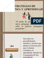 Estrategias de enseñanza y aprendizaje