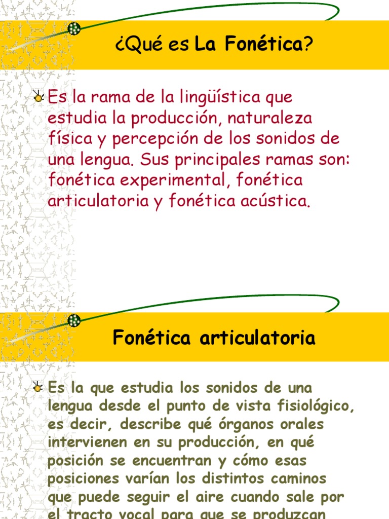 (5)Qué es La Fonética