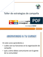 Cuaderno de trabajo de estrategias de campaña