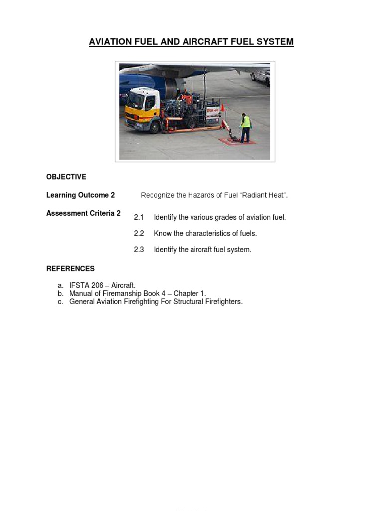 Aviation Fuel and Aircraft Fuel System PDF Jet Fuel Gasoline