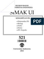 Soal Dan Pembahasan SIMAK UI 2013