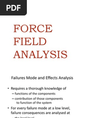 Force Field Analysis