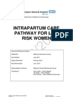 Intra Partum Care Pathway