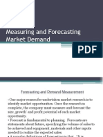 Measuring and Forecasting Market Demand