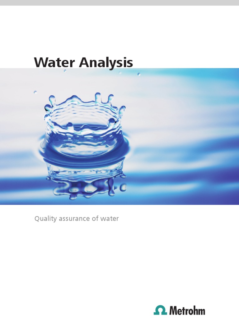 Water Analysis | PDF