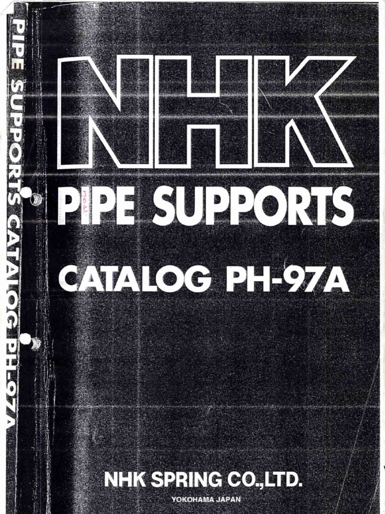 NHK Pipe Support Catalog PDF
