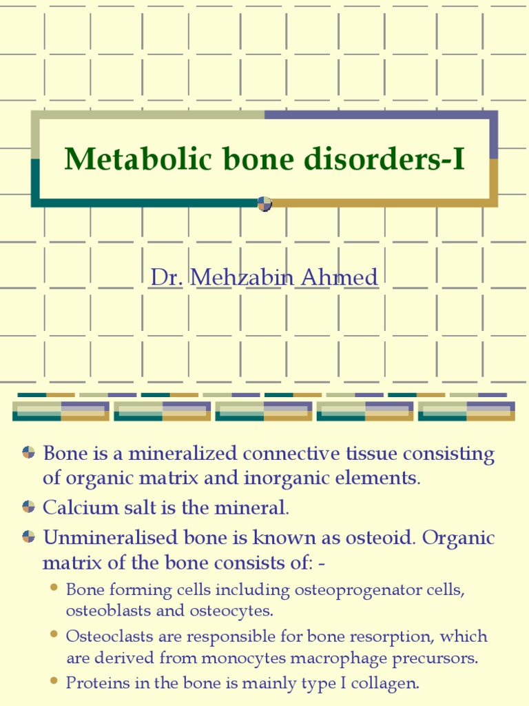 Overview of Metabolic Bone Disorders | PDF | Osteoblast | Bone