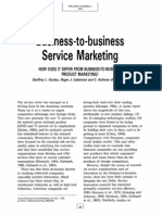 Business to Service Marketing