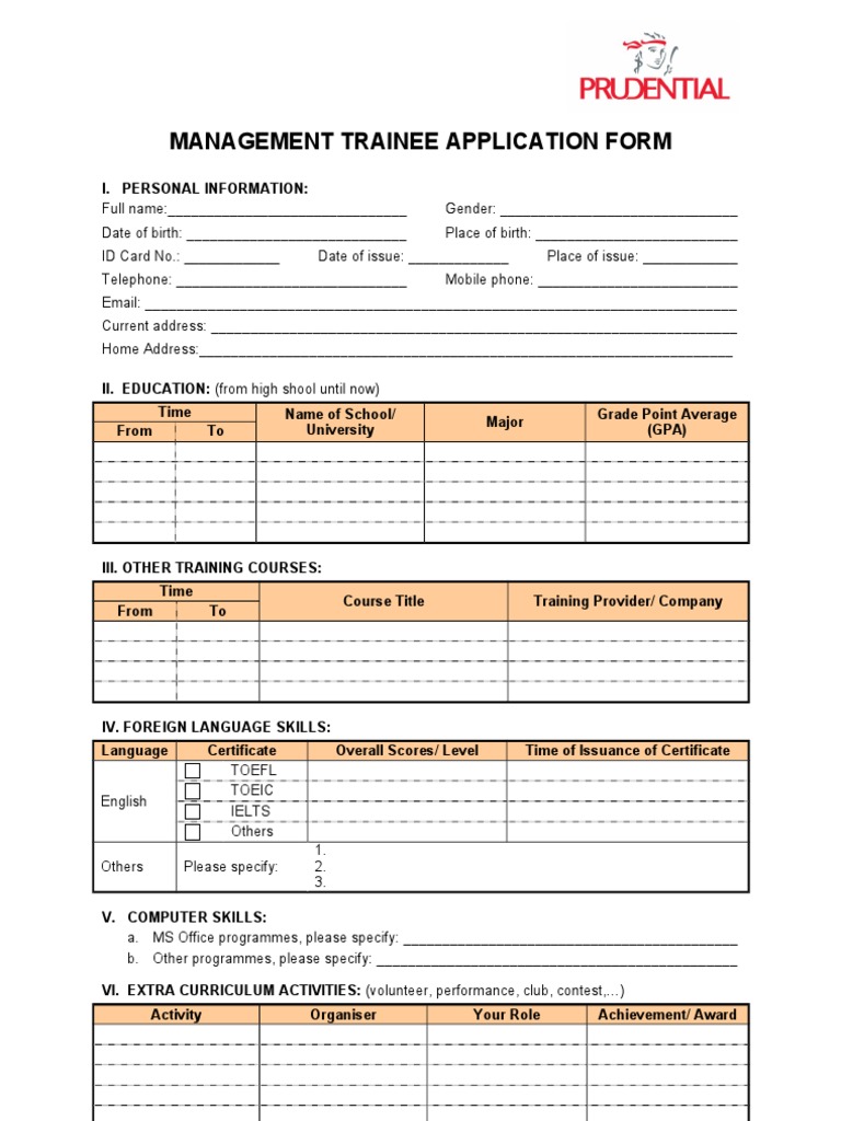 MT 2013 Application Form | PDF