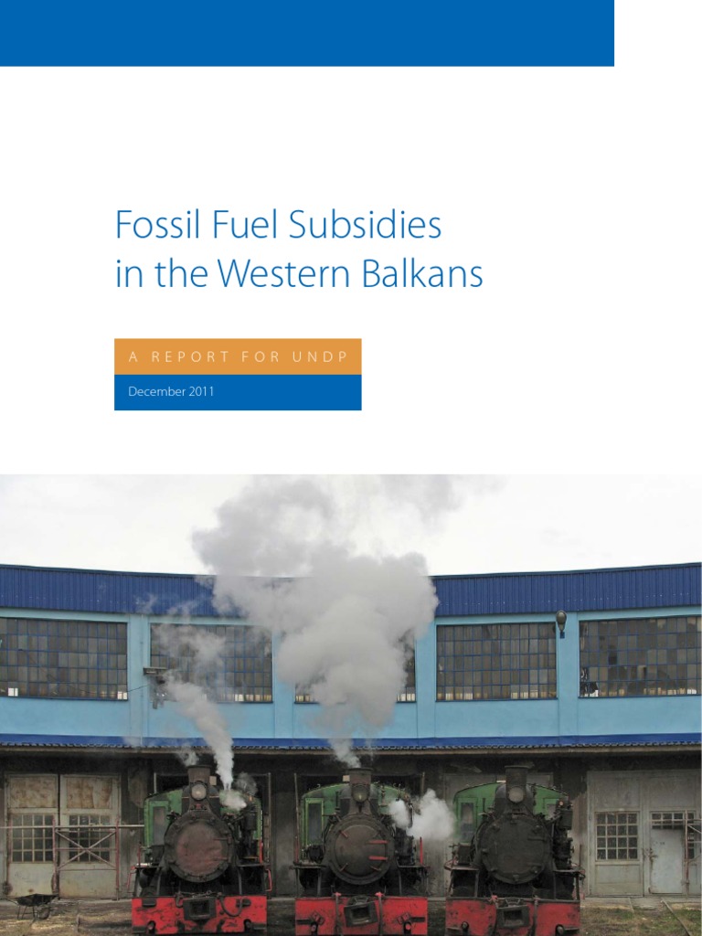 Fossil Fuel Subsidies in The Western Balkans | PDF | Subsidy | Fossil Fuels