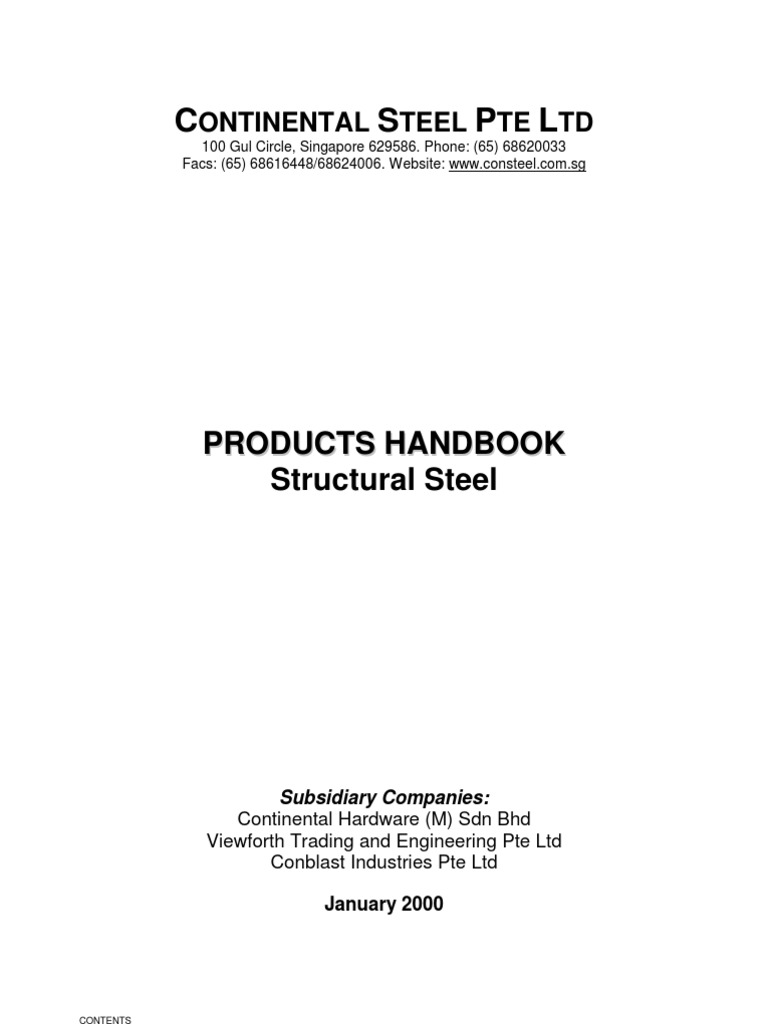 424様 Continental Steel Catalog (R) | PDF | Business