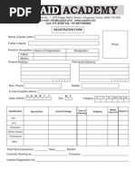 Cuzaid Academy Registration Form