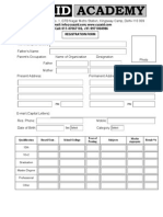 Cuzaid Academy PDF Regn Form