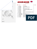 Rodada traseira peças lista