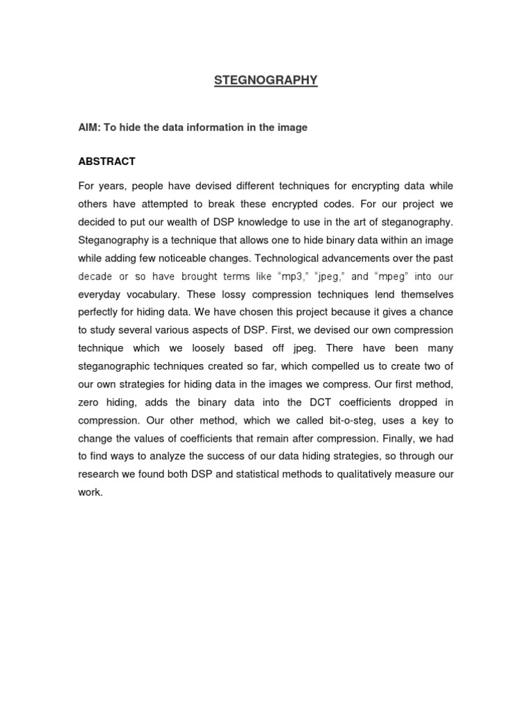 3.implementation of Stenography Concepts of Real Time Images. | PDF | Art