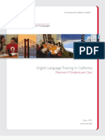 English Language Training in California: Maximum Students Per Class