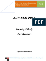AutoCAD 2011 Sadeleştirilmiş Ders Notu4