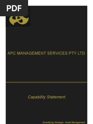 Capability Statement