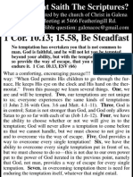 2010.04.21 - 1 Cor 10.13 - 15.58 - Be Steadfast