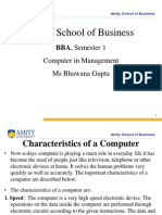 Amity School of Business: BBA, Semester 1