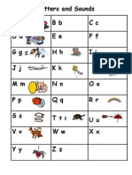 Letters and Sounds Chart (Jack Hartmann and Writers Workshop)